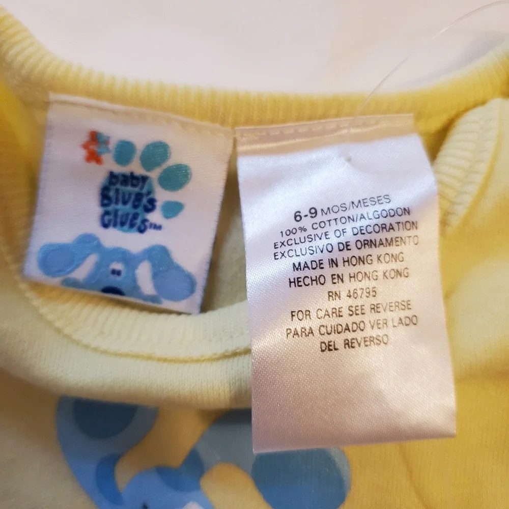 Vtg Y2k Blues Clues Creeper Pant Shirt Outfit New‎ In Package